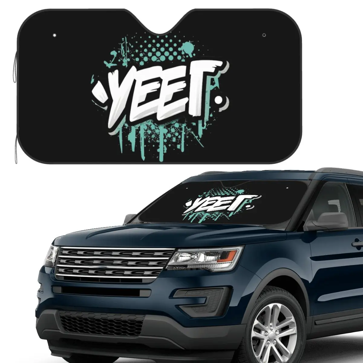 

Signature Cool Menly Jey Uso Yeet Sunshade Windscreen Car Front Windshield Window Sun Visor Accessories Covers