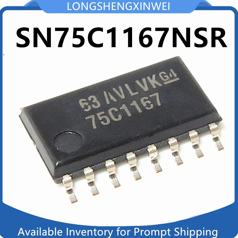 1PCS New 75C1167 SN75C1167NSR SOP16 Pin Wide Body 5.2mm Transceiver Chip IC