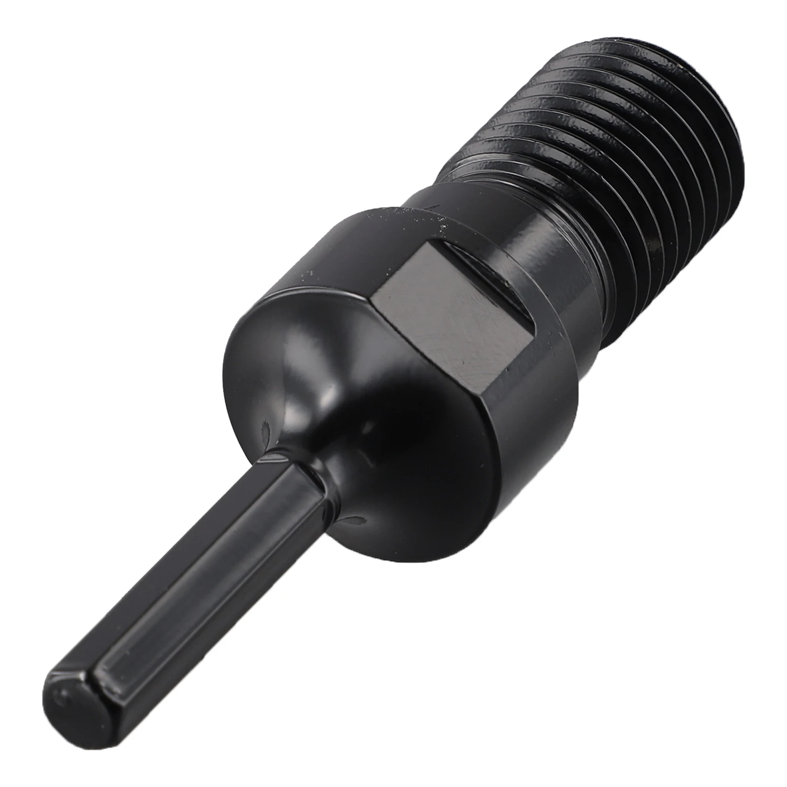 Drill Bit Conversion 1-1/4-7UNC Thread Adapter For Home Improvement Precision Fit Black Color Easy Installation