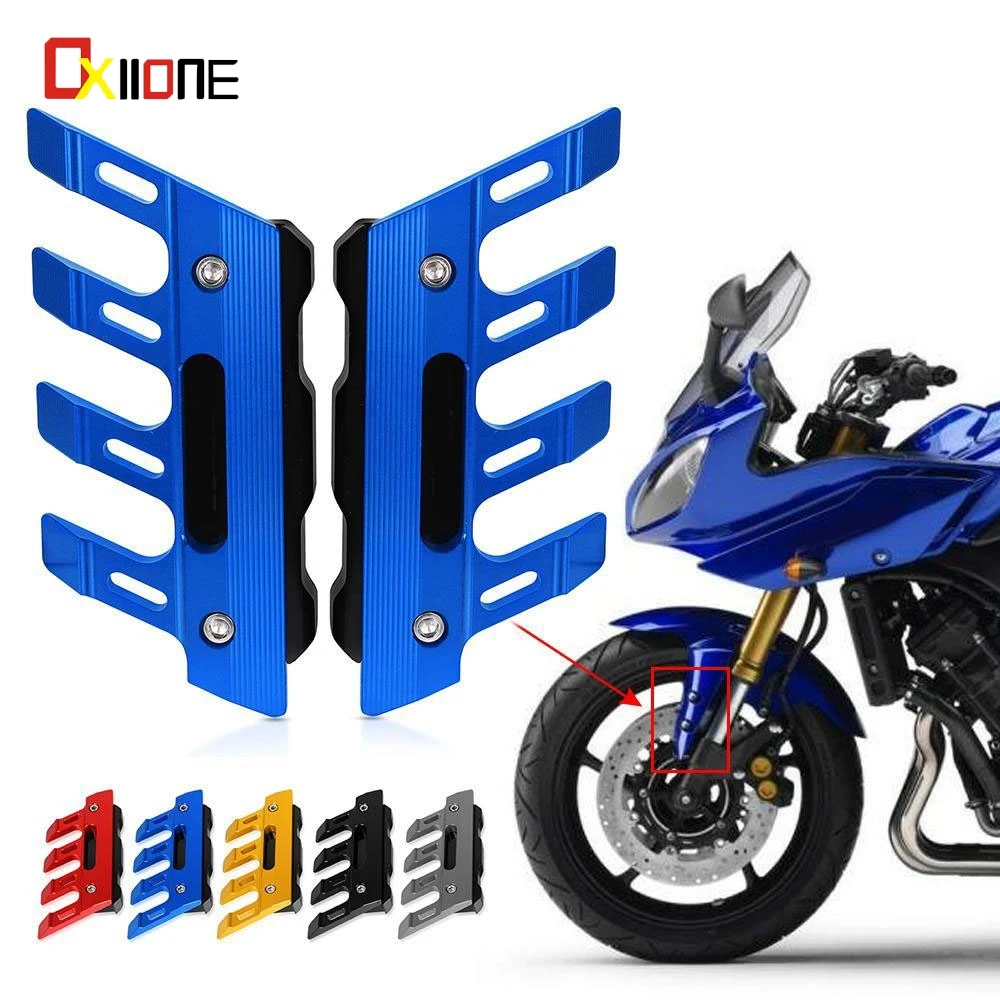 

For Yamaha YZF R1 R3 R6 FZ1 FZ6 MT07 FZ07 MT09 FZ09 Accessories Motorcycle Front Fender Side Protection Guard Mudguard Sliders