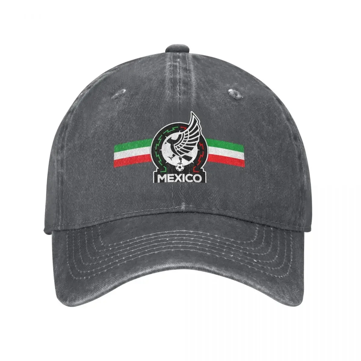 Playera con nuevo logo del Equipo de Fútbol de México, Selección Mexicana de Fútbol, Gorra de Béisbol, Gorra Táctica, Gorra de Gran Tamaño para Hombre, Gorra para Niño y Mujer