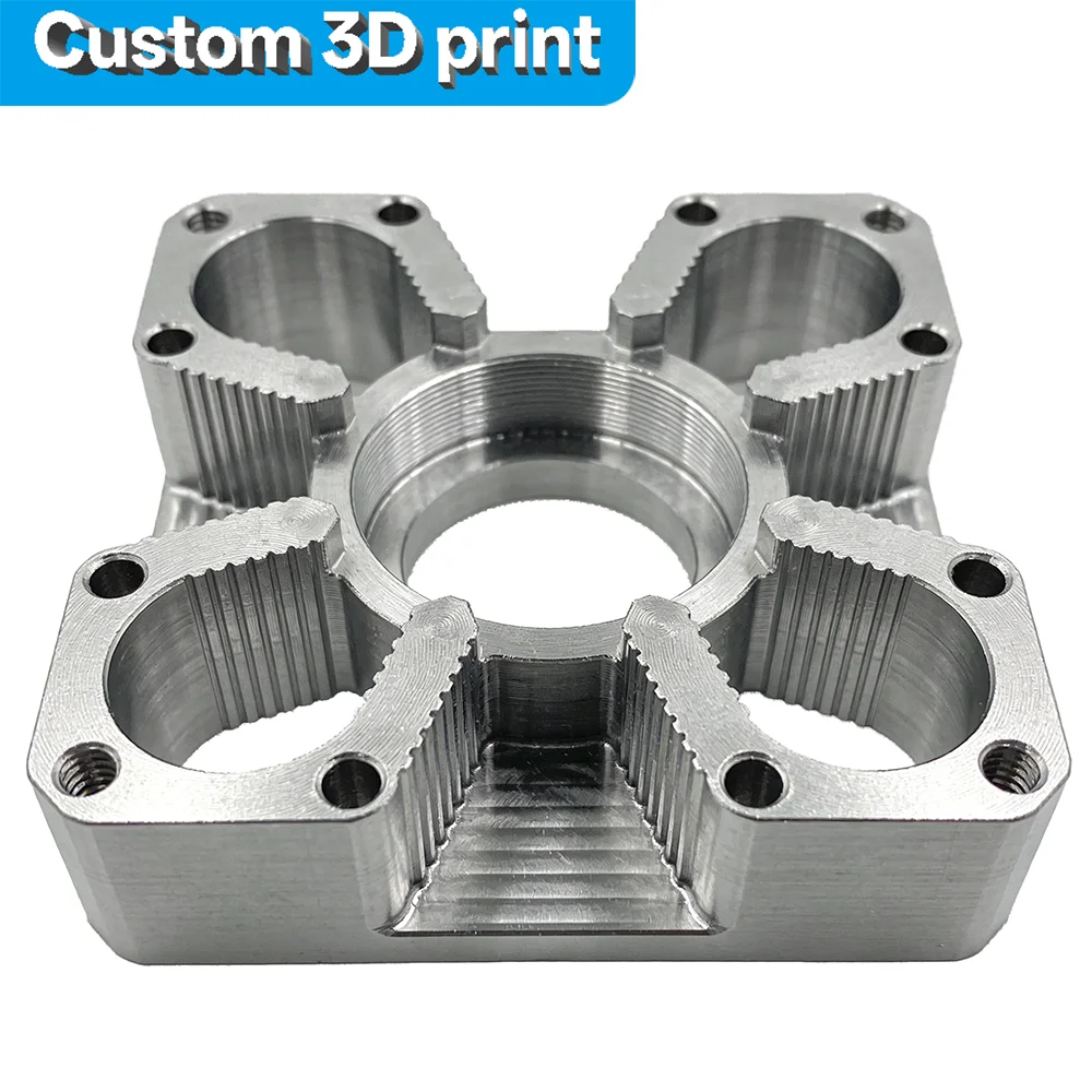 Custom 3D Printed Metal Structural Parts Precision Multifunctional Components SLM Aluminum, Stainless Steel Titanium Alloy Metal
