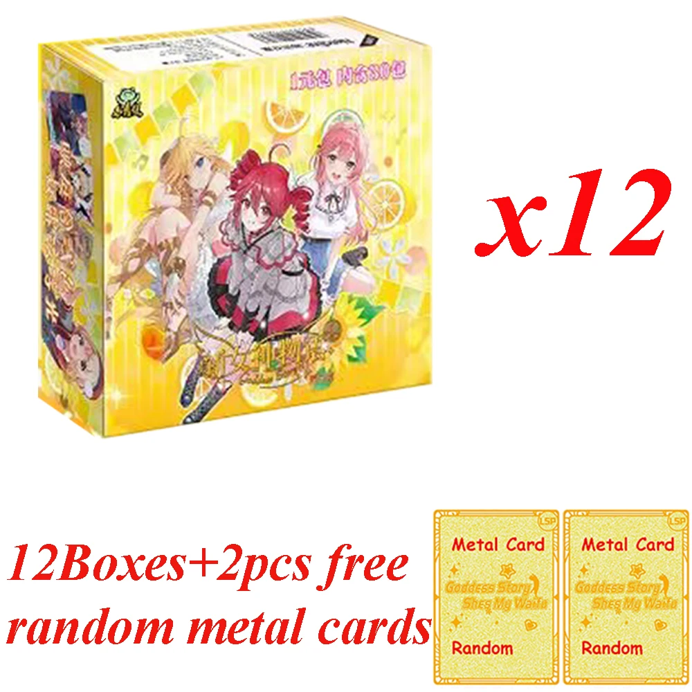 Wholesale Goddess Story 1M14 Cards Tcg CCG Game Booster Box Anime Cute Girl Card Child Kids Table Toys For Family Birthday Gift