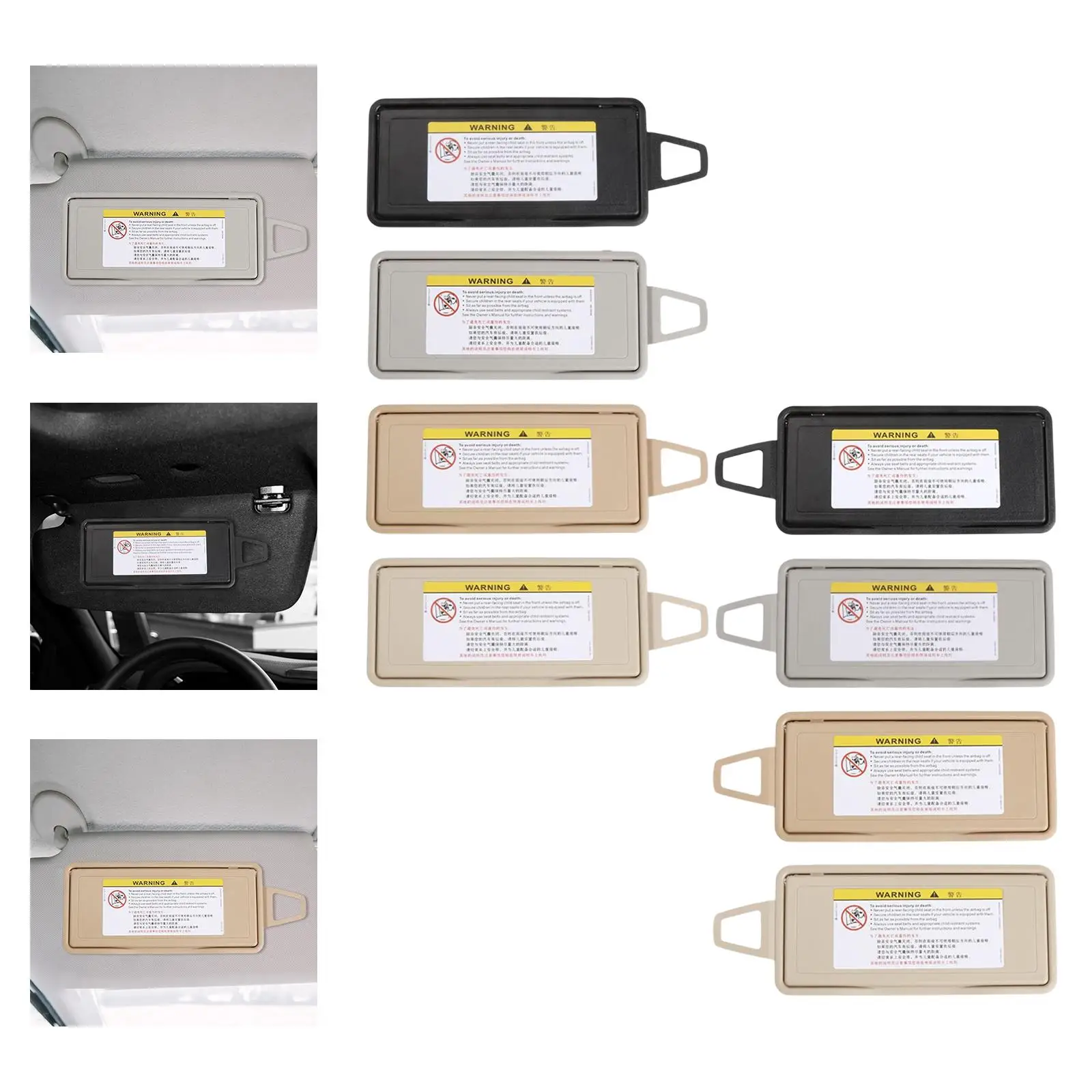 

Зеркальный козырек от солнца автомобиля 220 810 0210, чехол для косметического зеркала для Mercedes-Benz S-Class W220, аксессуары для интерьера