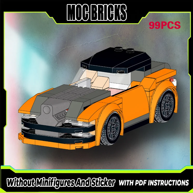 

Конструктор MOC: Модель гоночного автомобиля высшего класса. Модульная технология. Подарки. Набор для сборки. Детские игрушки.