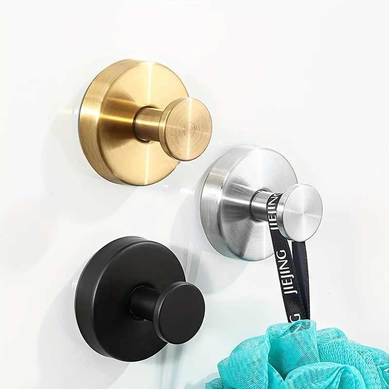 Emme Kancaları Duvara Montaj Paslanmaz Çelik Vakum Elbise Askıları Banyo Yatak Odası Mutfak Havlusu Depolama için Kolay Kurulum