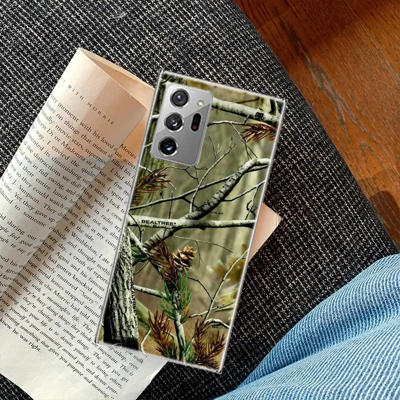 Realtree Real Tree Camo Phone Case For Galaxy A15 A25 A35 A55 M52 M51 M32 M31 M30S M12 M11 A05S Note 20 Ultra 10 Plus 9 8 S10