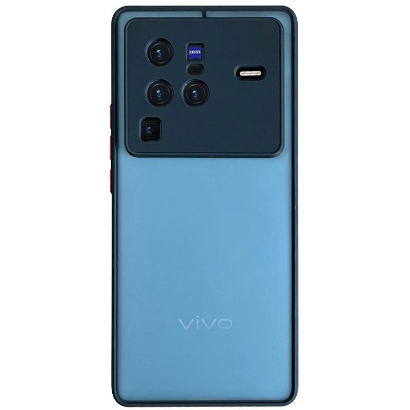 For Vivo X80 Pro Case Stylish Frosted Transparent Phone Cover For Vivo X80 Case Camera Protection Silicone Shockproof Bumper