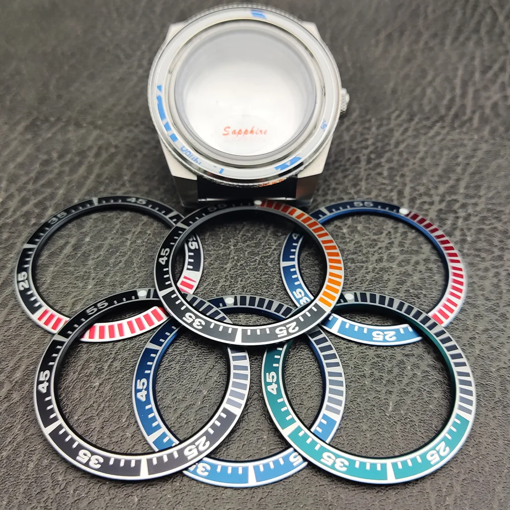 

Samurai Diver's Watch Gereviseerde kast Keramische ring Saffierglas Waterbestendig NH35-uurwerk
