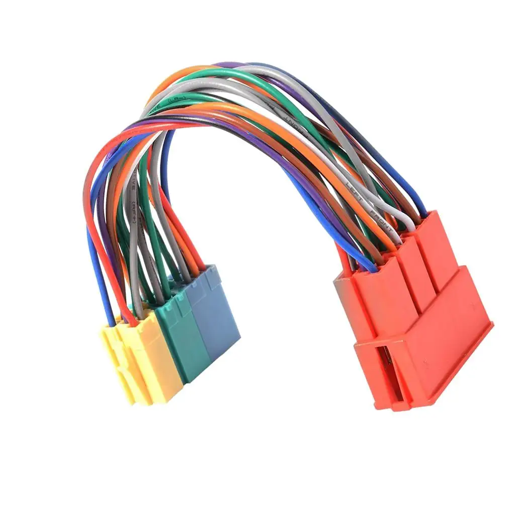 1pc Car 20 Pin Plug Extension CD Harness Cable Adapter for VW for AUDI A2 A3 A4 A6 TT Plug and Play Mini ISO Radio Adapter