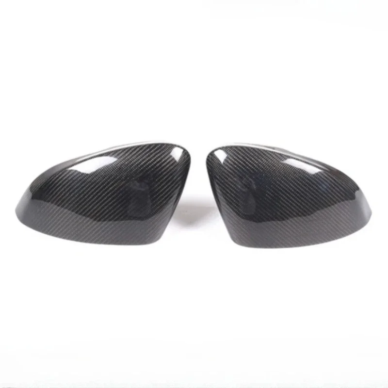 

For Jaguar F-TYPE Real Dry Carbon Fiber Side Mirror Shell Covers panel Trim 2013-2024 Exterior Parts Body Kits Accessories
