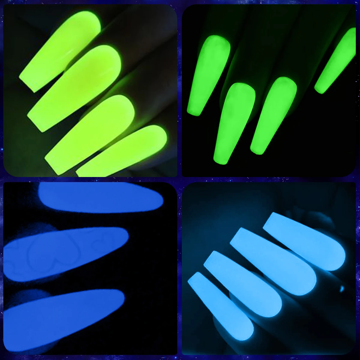 7ML مضيئة لا يمسح معطف فوقي يتوهج على الظلام هلام طلاء الأظافر، للمنزل صالون مسمار الفن DIY! #2