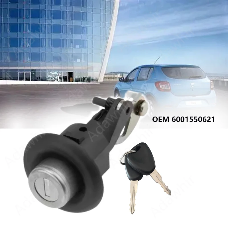 TRUNK LOCK 6001550621 with 2 KEYS for RENAULT DACIA LOGAN SANDERO Car Accessories
