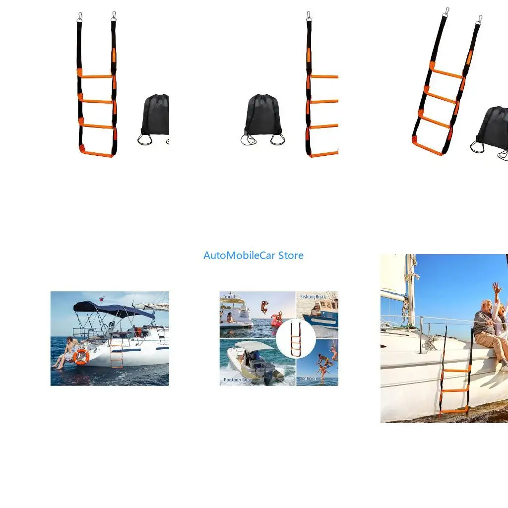 G8TE Space Saving Pliable Vessel Ladder 4 Not Slip Procedures Lemon Tall Observability Plan Permanent Polyester Rope With