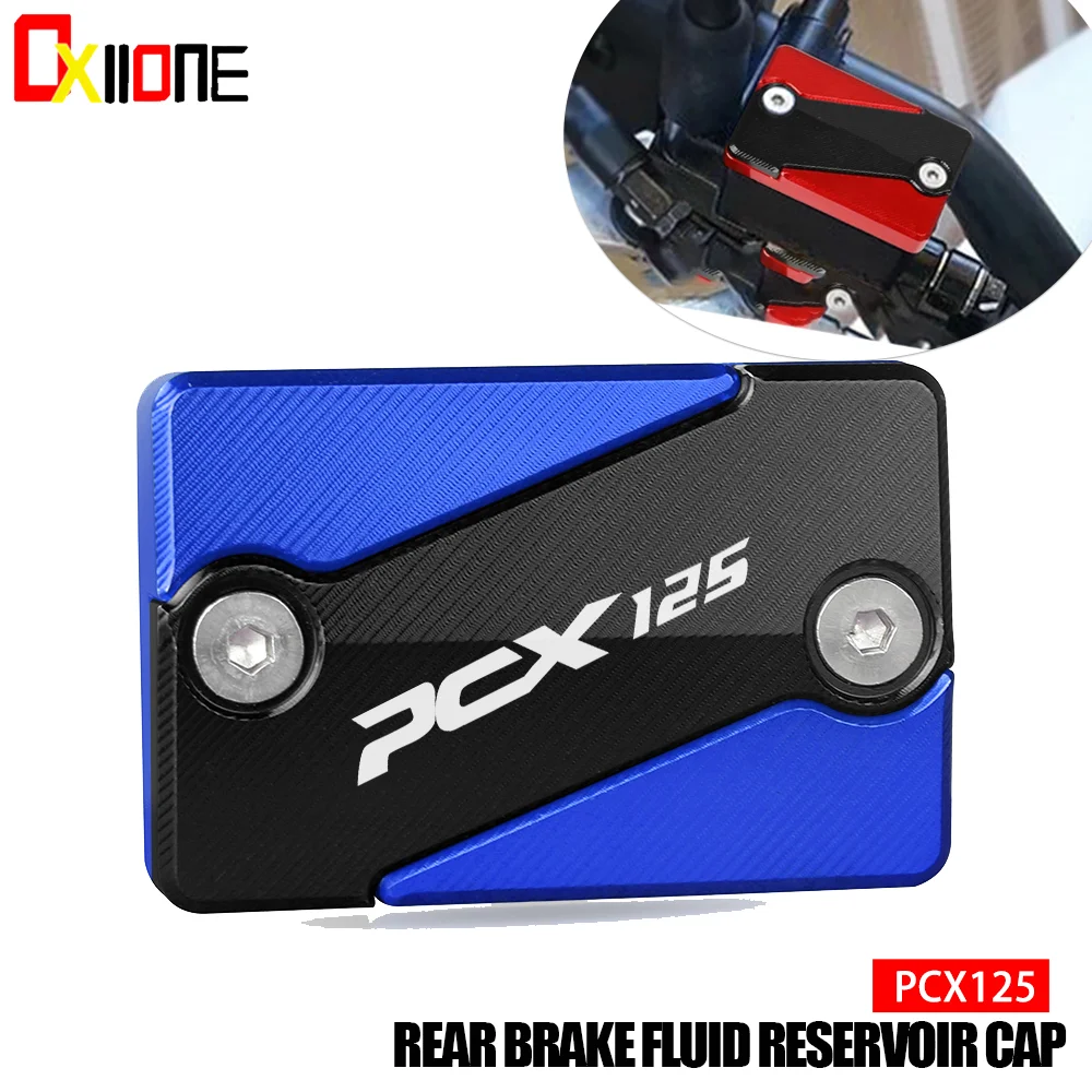 

For HONDA PCX125 PCX 125 2010-2020 2019 2018 ALL YEARS Motorcycle Accessories CNC Aluminum Rear Brake Fluid Reservoir Cap Cover