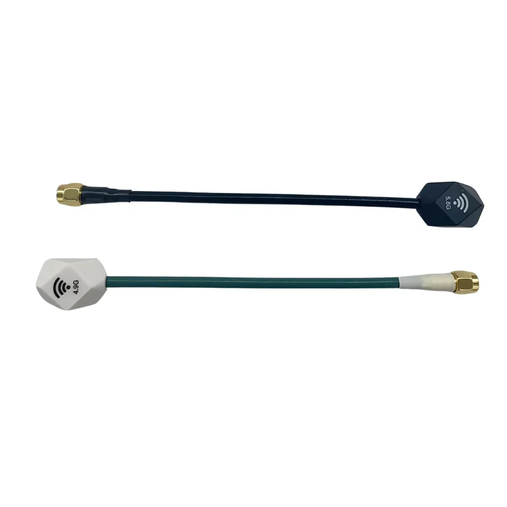Antenna a doppia frequenza 4.9G 5.8G 5.8G Connettore RHCP SMA/RPSMA a frequenza singola Guadagno 3dBi Omnidirezionale 152mm per RC FPV Drone