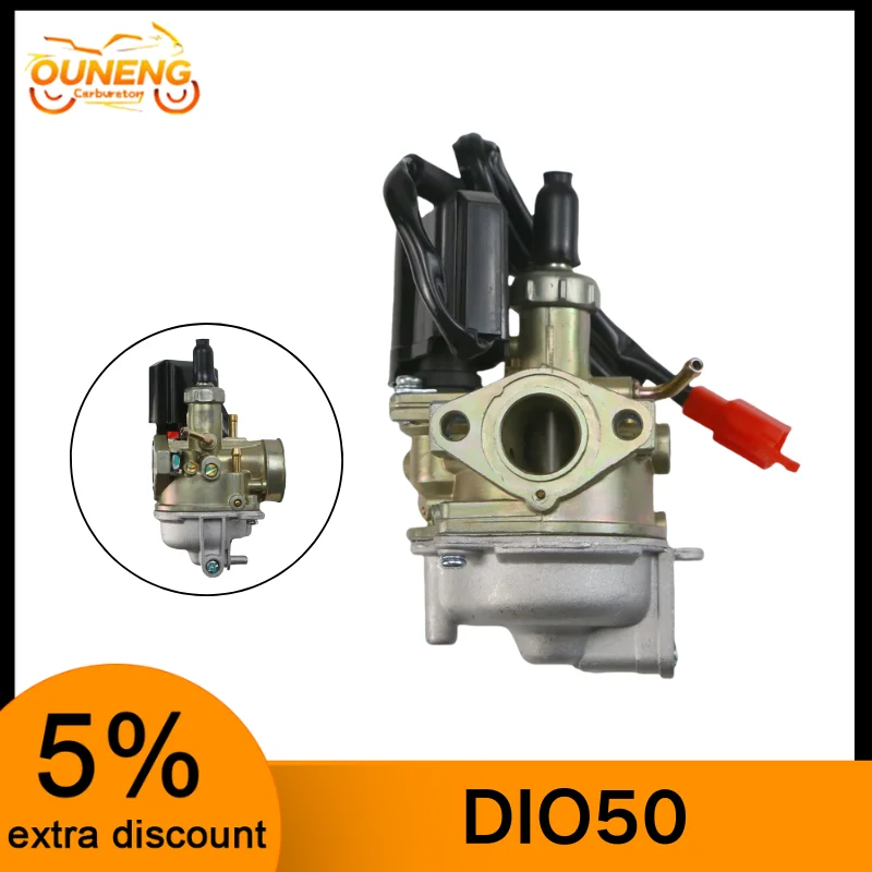 

For Honda AF18 AF27 AF28 AF34 AF35 SA50 SK50 ZX50 2 Stroke Engine Dirt Bike Racing ATV 50cc Motorcycle Carburetor 19mm DIO50