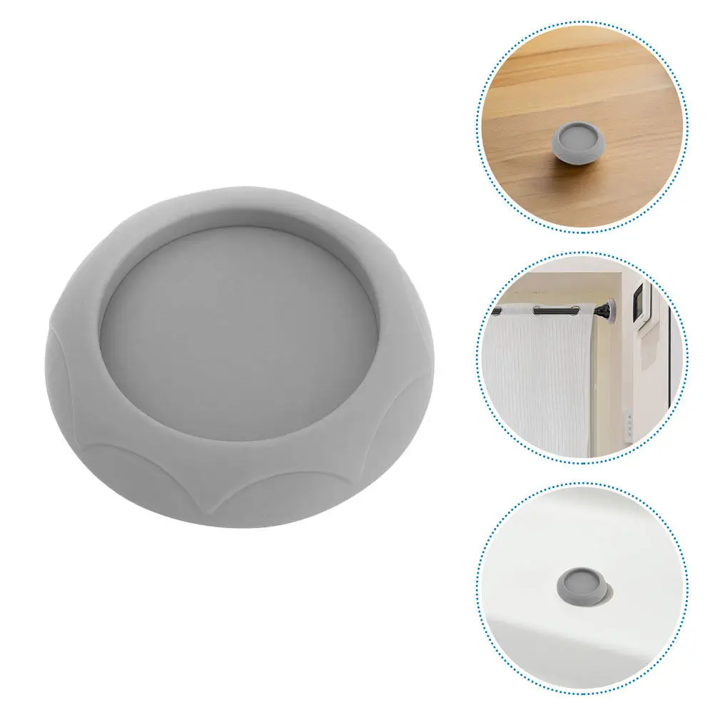 

4Pcs Baby Gate Wall Protectors Pressure Mounted Safety Gate Parts for Stairways Door Frames Grey Child Protection Household Use