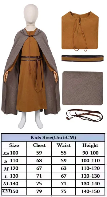 Egg Cosplay Fantasy Knight Suit 2026 Movie Seven Kingdoms Costume Cloak Robe Belt Clothing Roleplay Halloween Carnival Party - view 6