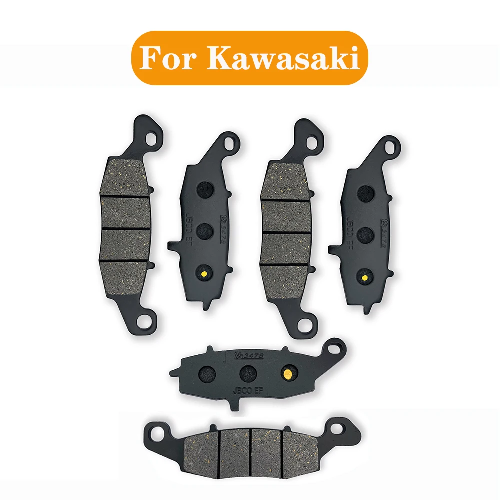 

Мотоциклетные тормозные колодки для Kawasaki Vulcan 1600 VN1600 Classic Nomad, передние и задние тормозные колодки, аксессуары для дисковых тормозов, замена