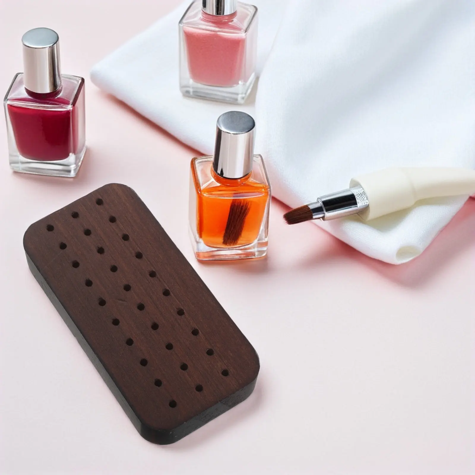 

Набор из 2-х подставок для насадок для маникюрного аппарата из орехового дерева, на 30 слотов, настольный органайзер, держатель для инструментов для маникюра, коробка для хранения для салона и дома