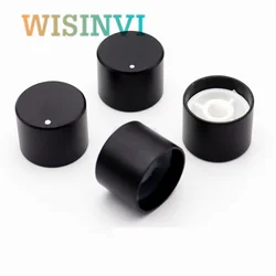 2PCS Sandblasting Aluminum Knob Cap Diameter 20mm Height 15mm Potentiometer Encoder Knob Flower/D Shaped Inner Hole 6mm