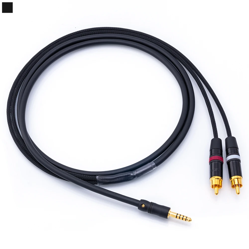 ■Japan Mogami 2534 Hifi 4.4mm To 2rca Male Balanced Audio Cable Neutrik Rean Mps Gold-Plated Plugs  |  Player amplifier cable