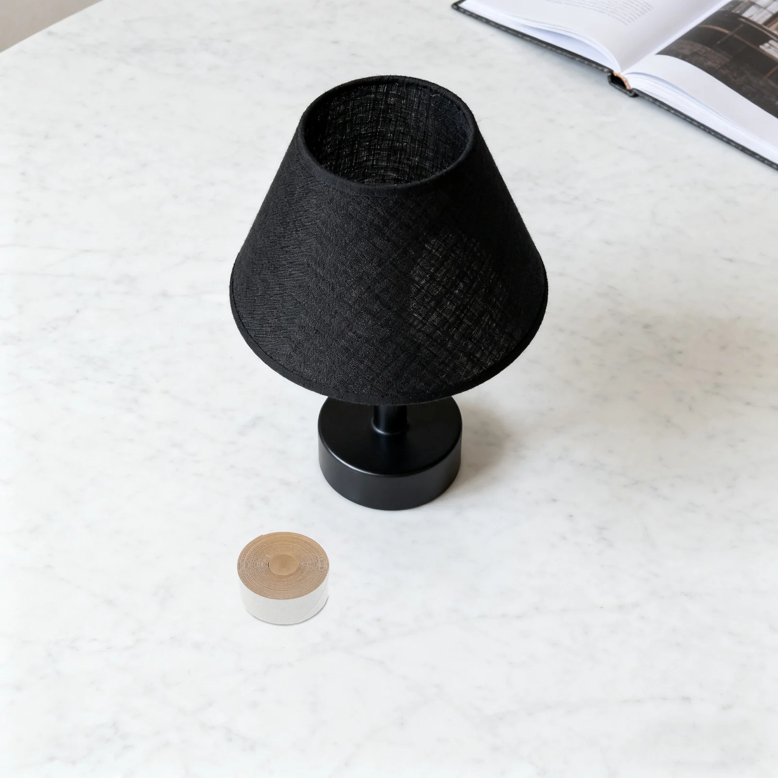 2 لفات عاكس الضوء مستلزمات صناعة 6 متر قماش بيج غطاء مصباح متفوقا قطاع للاستخدام غطاء مصباح ذاتي اللصق من القماش #1