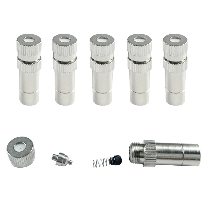 8Mm Tuin Irrigaion Lage Druk Push-In Verneveling Nozzles Anti-Drip Verneveling Sproeiers Koeling Bevochtiging Watering Nozzles