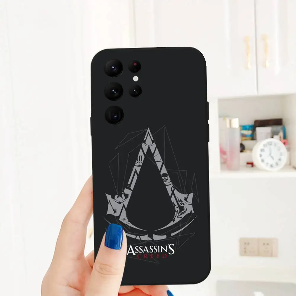 A-القتلة لعبة C-Creed جراب هاتف لسامسونج S سلسلة S20 S21 S22 S23 S24 FE زائد الترا طباعة غطاء من البولي يوريثان #4