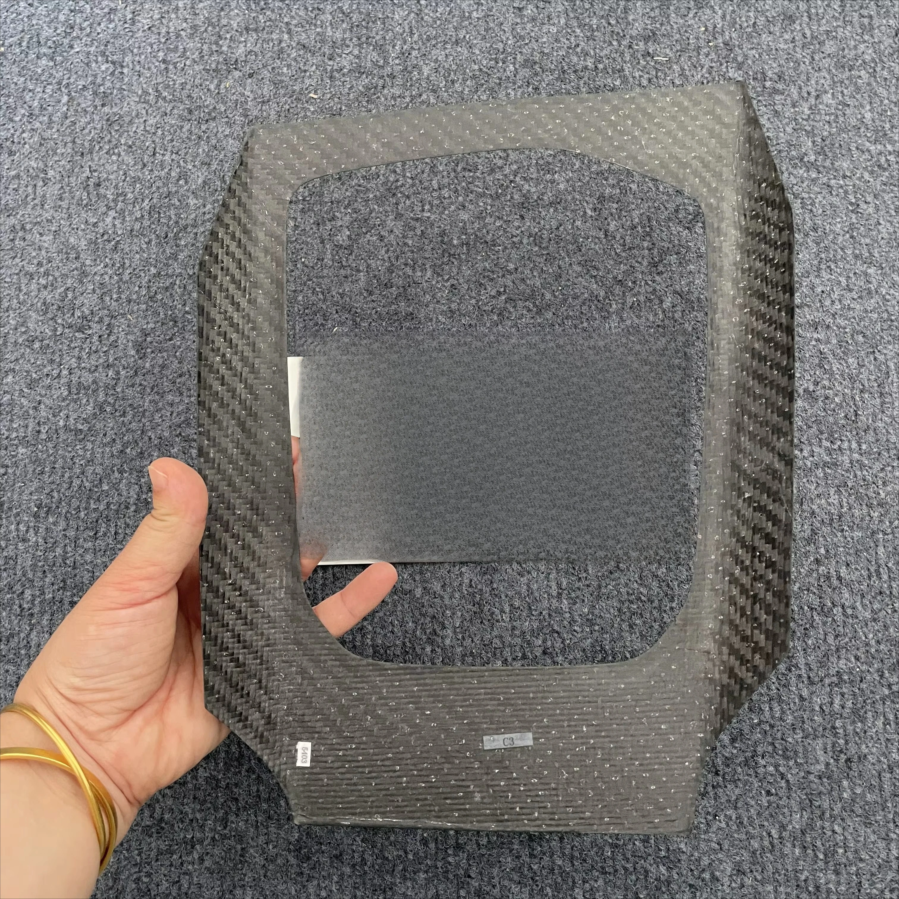 G20/G22/G23/G26/G28/87 Real Carbon Fiber Dashboard Panel Cover Trim Popular Interior Kit Center Console Air Outlet