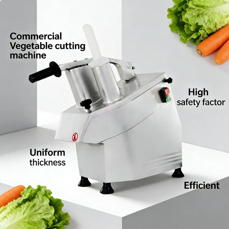Electric Slicer Vegetable Cutting Machine Multi-function Chilli Ginger Cutter Stainless Steel Cabbage Shredder