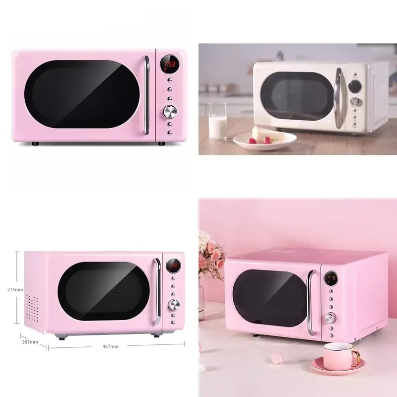 Household Mini Vintage Microwave Oven Energy Saving Thermal Thawing