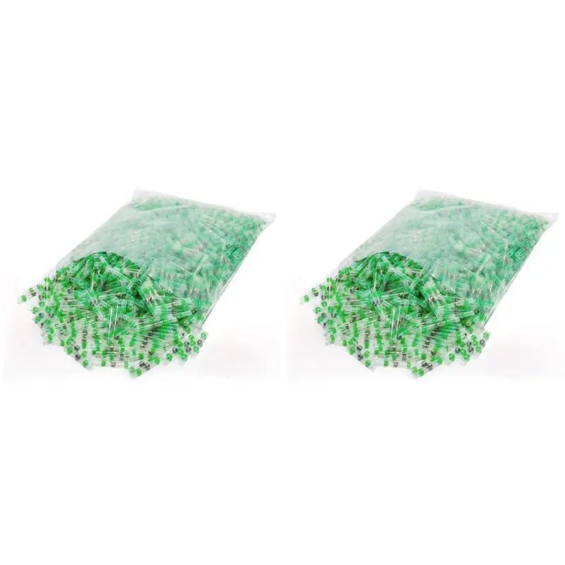 

ABYP 1600 PCS Solder Seal Wire Connector Green 18-16 AWG - Heat Shrink Solder Butt Connector Tinned Auto Marine Boat Crimp
