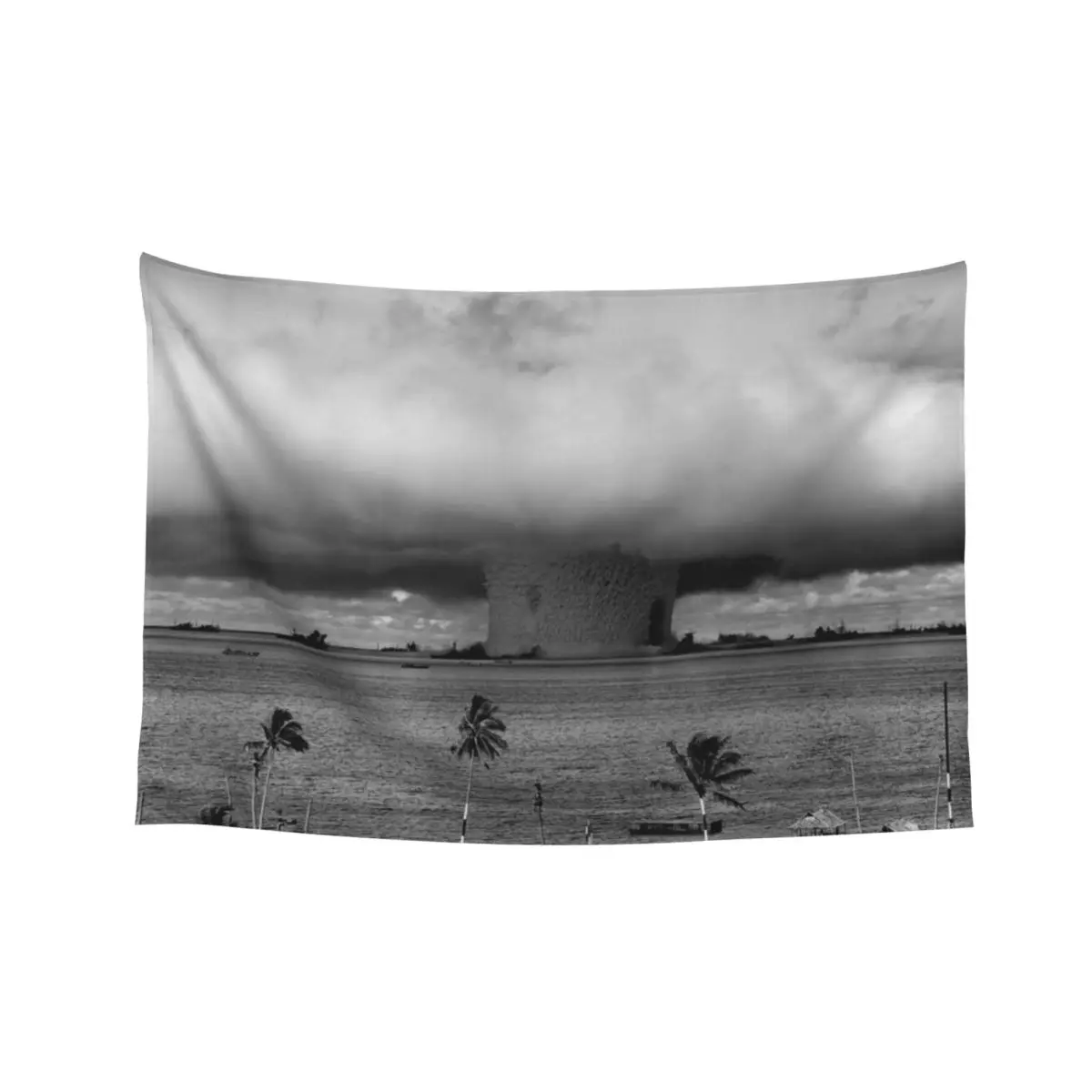 

Atomic Bomb Mushroom Cloud Operation Crossroads Baker Test Tapestry Wallpaper Bedroom Home And Comfort Decor Tapestry