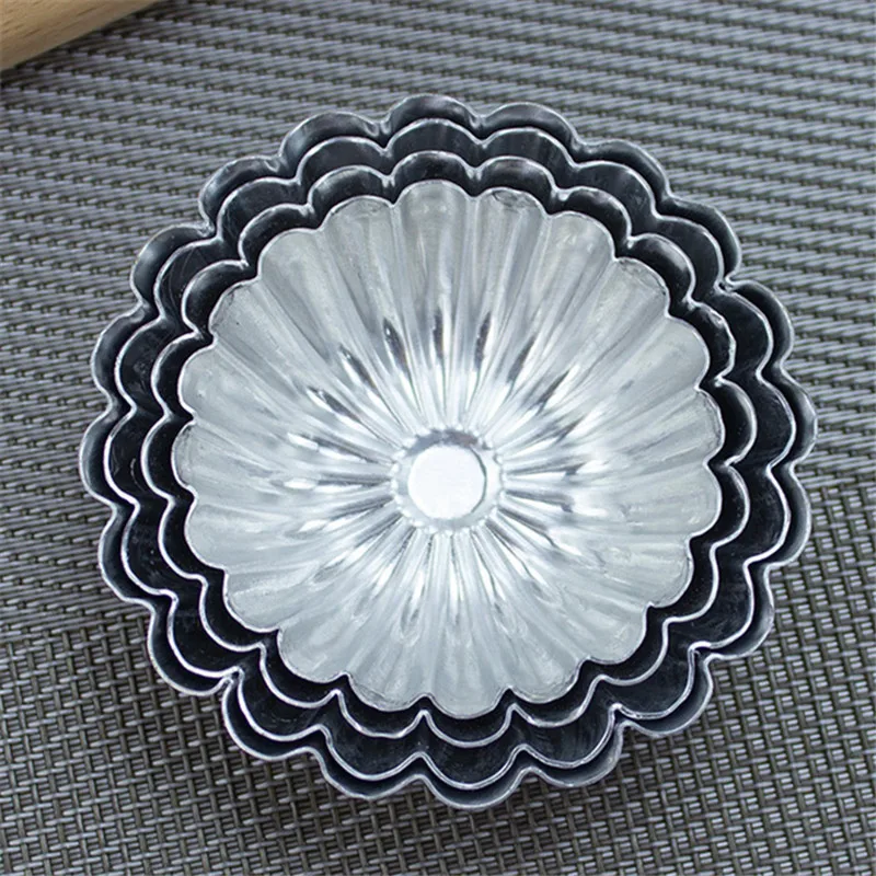 50pcs Egg Tart Molds Aluminum Brioche Mold Resuable Tart Pie Pan Non-stick Baking Tool for Tart Shells Cupcakes Muffin Pudding
