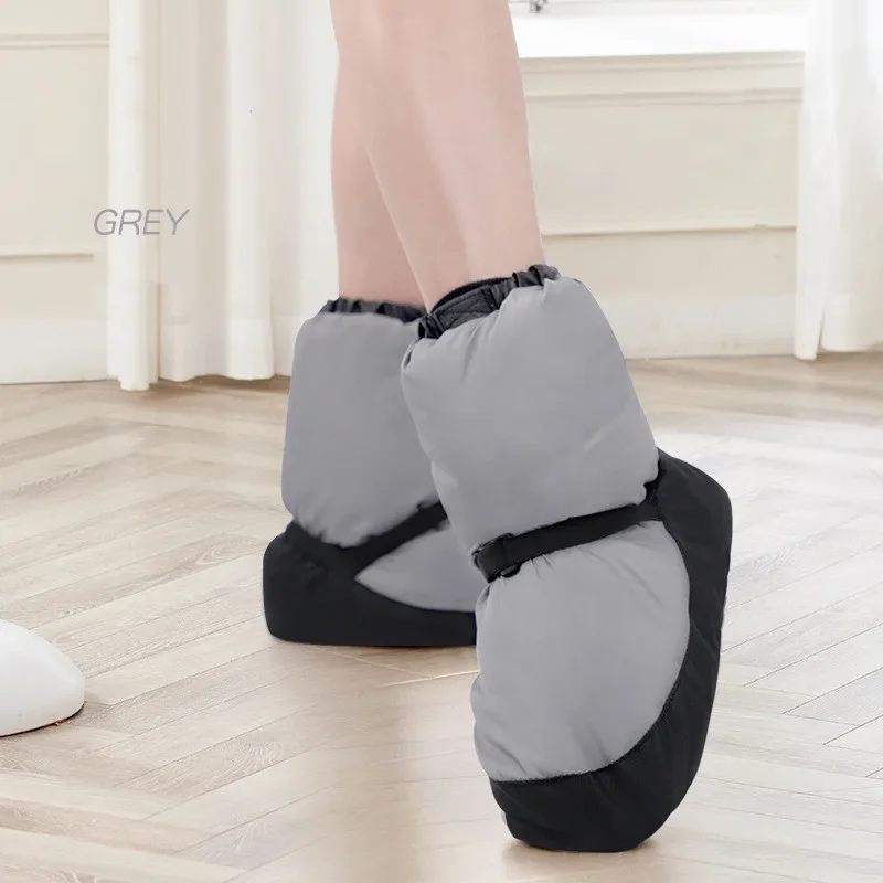 2025 Winter Ballerina Boots Ballet Warm Up Booties for Girl New Red Shoes Adults Women Modern Dance Ballet Point Warm Shoes