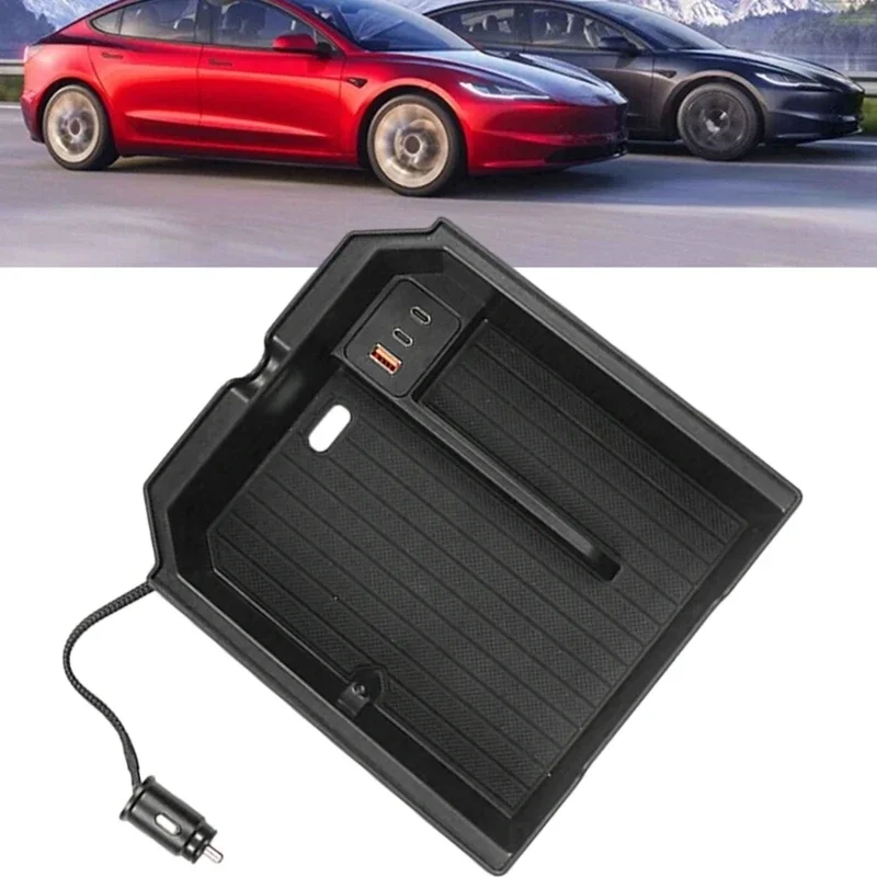 

Auto Center Console Armrest Dashboard Storage Box Container Sundries Accessories Compatible for Car 3+ 2024 X37F