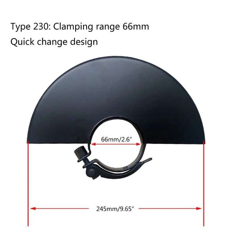 A2UD Smerigliatrice Angolare Ruota Della Copertura Della Protezione Rettifica Protezione Antipolvere Per Dics Robusta