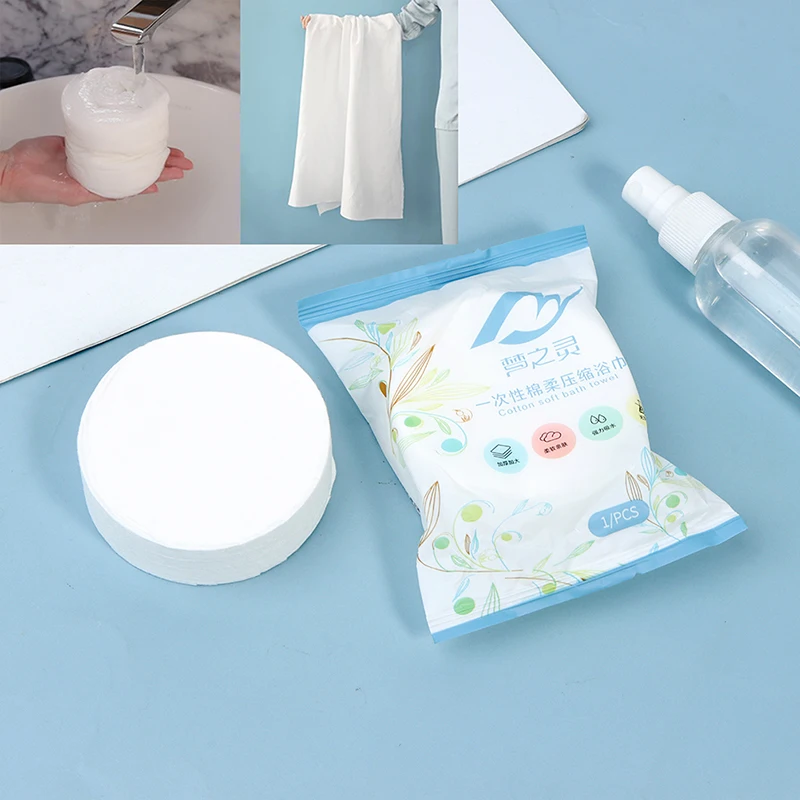 

1pcs Compressed Towel Travel Quick-Drying Towel Trip Disposable Hotel Washable Cloth Towel Napkin Washcloth Outdoor Travel