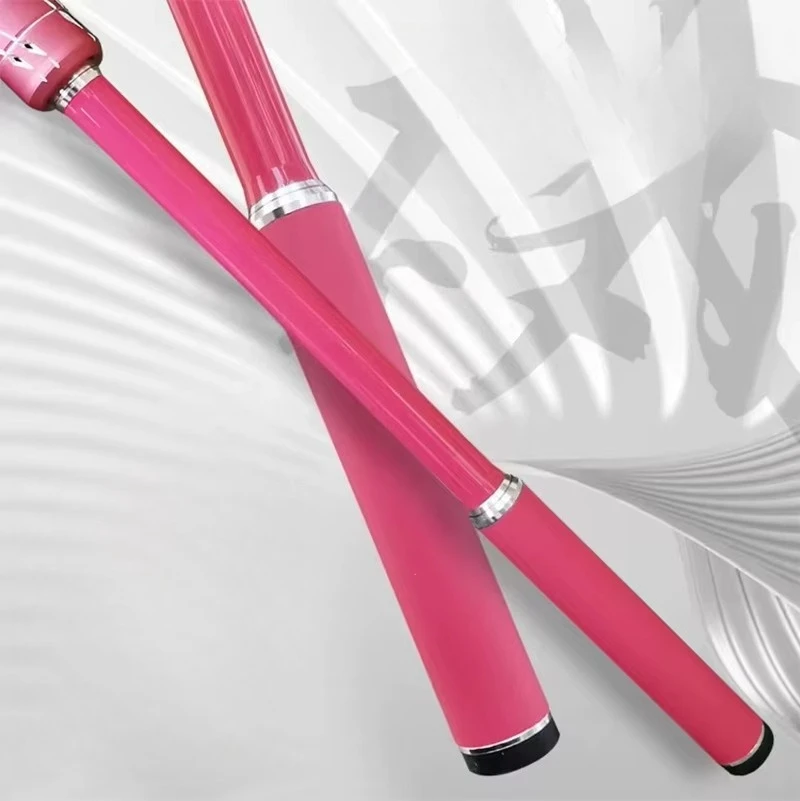 

Kreis 2nd generation telescopic fishing rod remote ultra-light hand sea fishing rod pink black snapper slow carbon carp