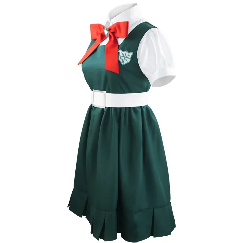 Anime Danganronpa 2 Despair Sonia Nevermind Cosplay Dress Woman Party Halloween Role Play Costume JK School Uniform and Wigs