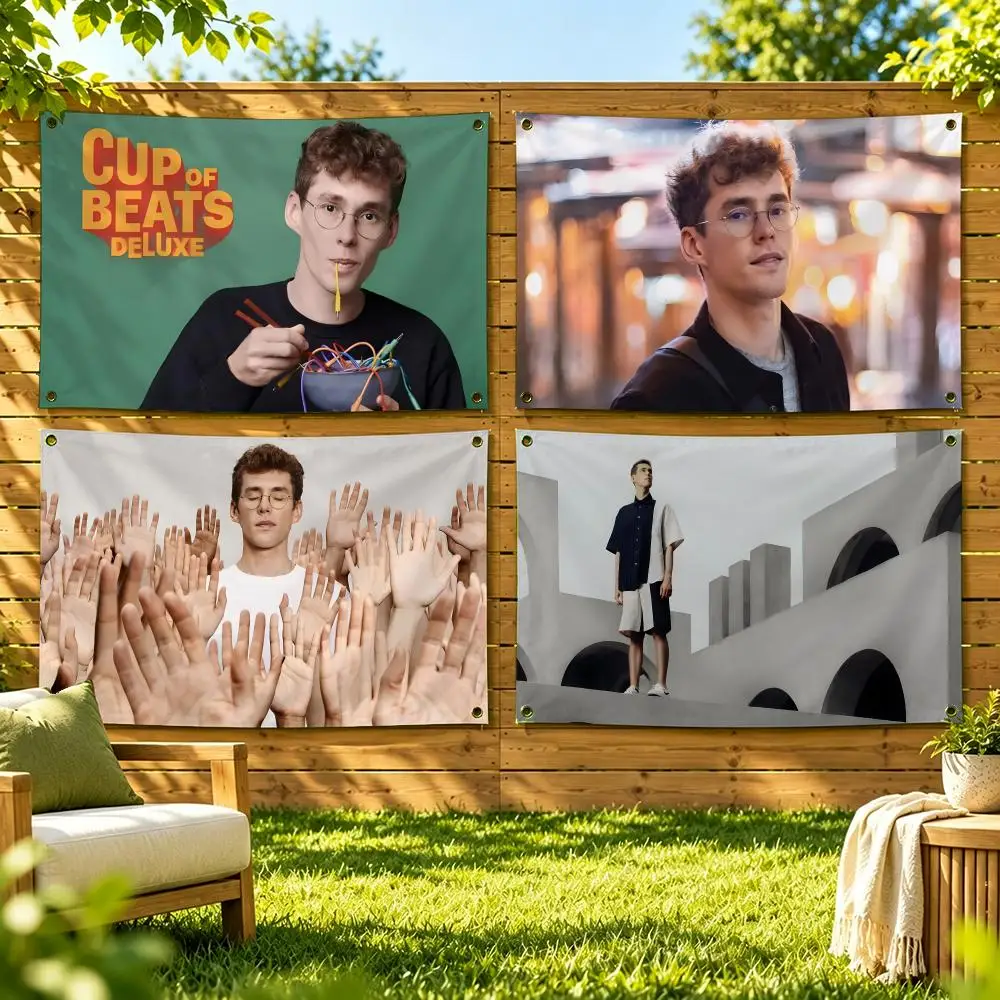 Lost Frequencies Disc jockey Flags Soft Durable Tapestry Skin-friendly For Outdoor Party Home Living Room Bar Bedroom Decoration