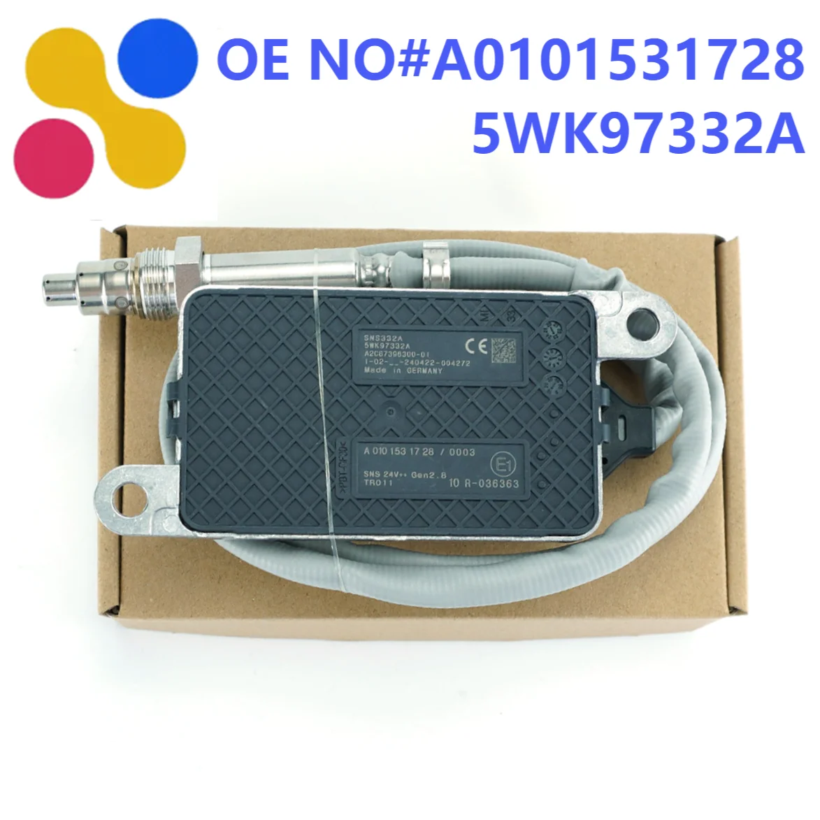 5wk97332a a0101531728 0101531728 novo sensor de óxido de nitrogênio nox para mercedes-benz acessórios de estilo de carro