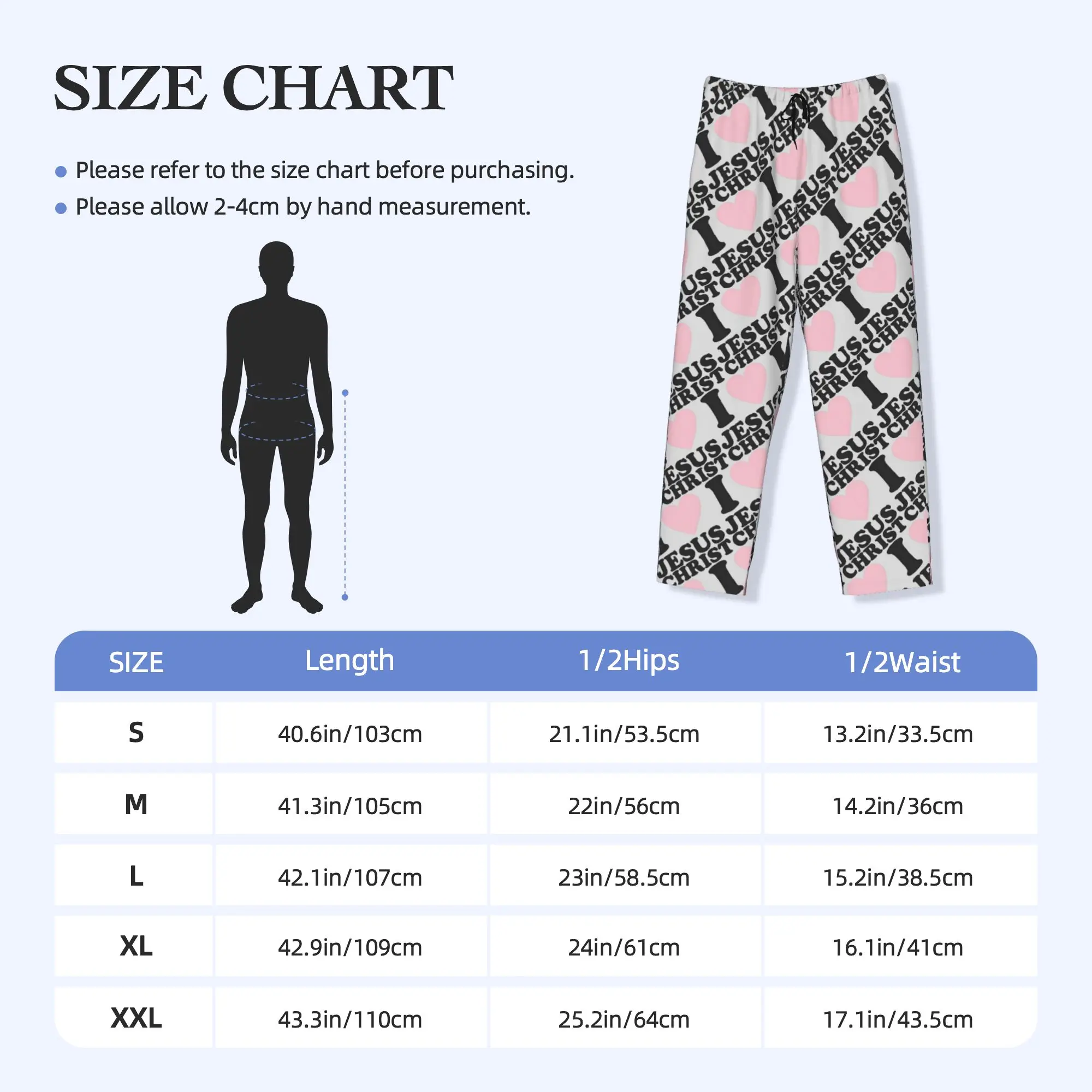 Custom Jesus Pajama Pants for Men  Sleepwear Lounge Sleep Bottoms Stretch with Pockets - view 5