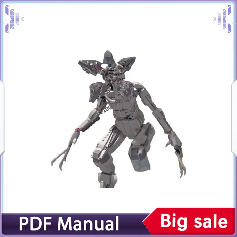 

Alternate Build Demogorgon MOC Bricks Set, Custom Horror Creature for Desktop Decor & Gift