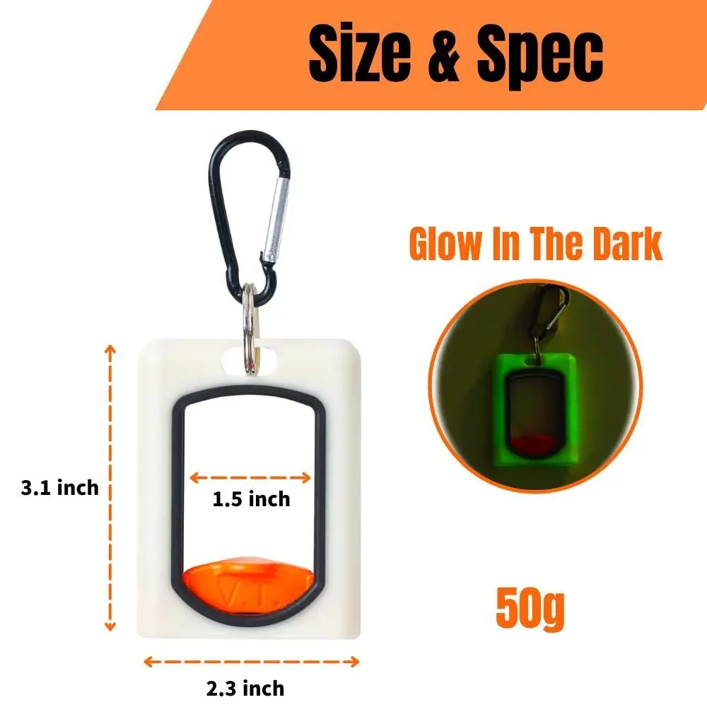 New Square Cable Tie Organizer Portable Fluorescent Storage Cable Tie Holder Cable Tie Storage Tool Fluorescent Organizer