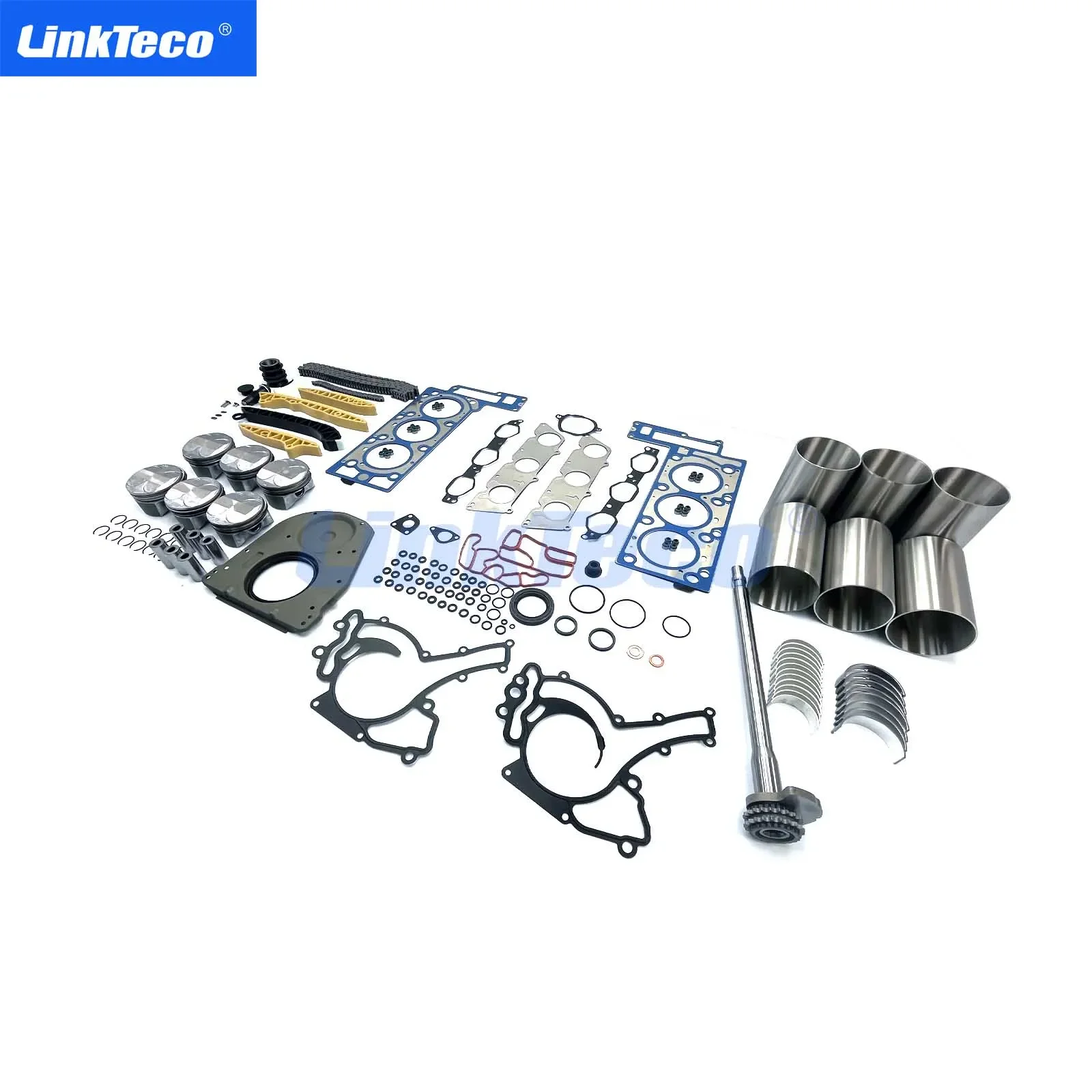 Overhaul Pistons Gaskets Kit Head Gasket Timing Kit Balance Shaft For  W203 W164 R171 R230 E350 M272 V8
