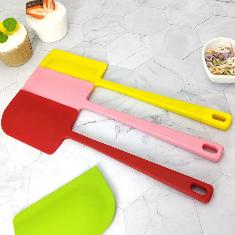 Large Silicone Cream Cake Pastry Scraper Spatula Kitchen Food Baking Blender One-piece Non-stick Pan Fondant Flour Batter Mixer