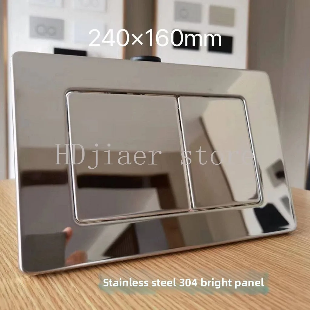 

Concealed toilet flush tank with ABS stainless steel panel face mask bracket easy installationand rustproof